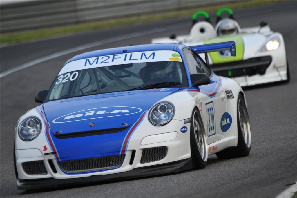 Lige indtil det sidste lå Sally Racing til sejren med deres Porsche
(Foto: Morten Alstrup)